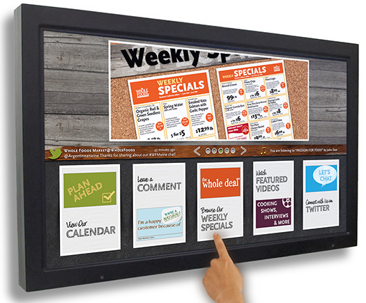 CPS Customer Comment Board Specials_small CPS Customer Comment Board interactive kiosk